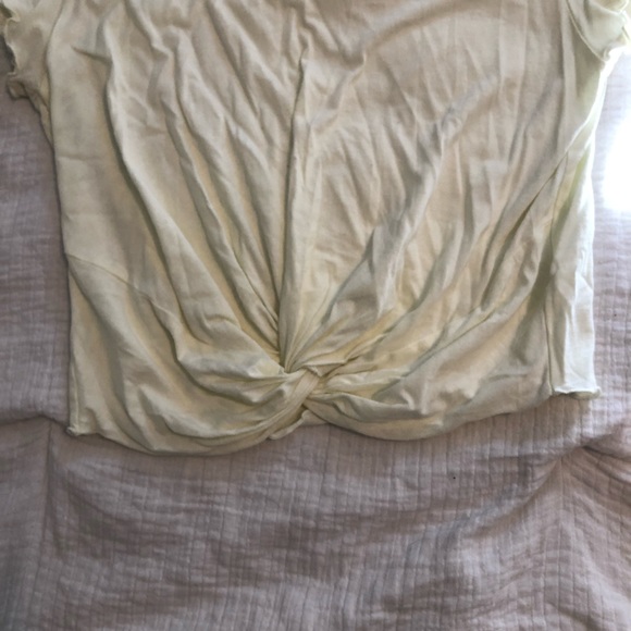 AE Cream Twist Front Baby Tee - Picture 6 of 7
